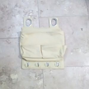 Yellow hanging cubby